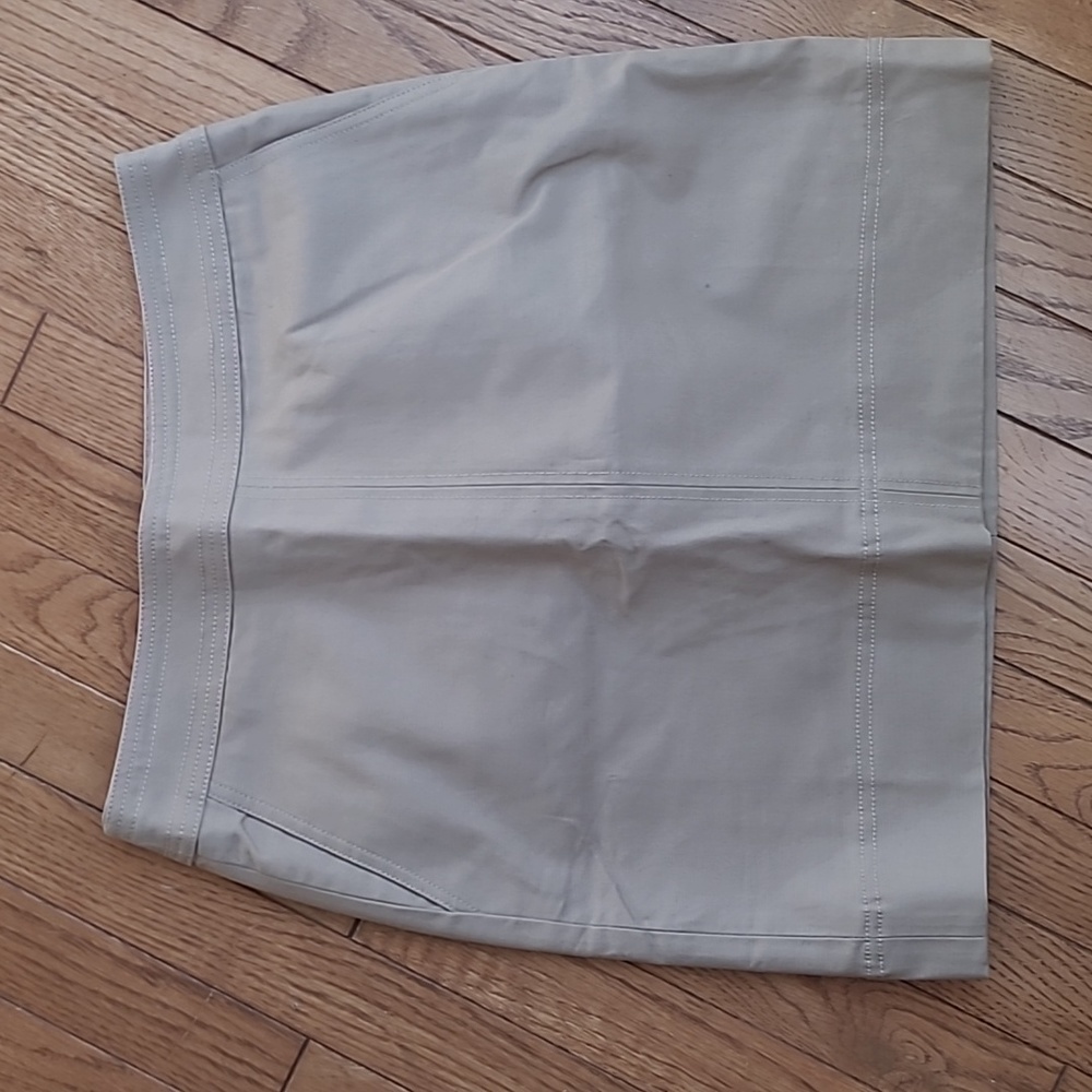 Talbot's Khaki Petite Skirt 4P